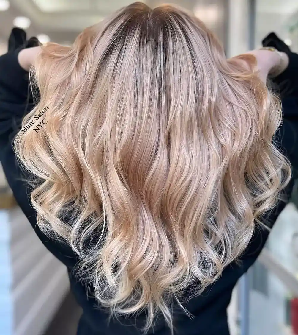 Beautiful blonde hair from a client in Upper East Side, NYC.